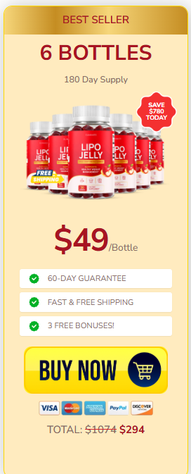 Buy Lipo Jelly 6 Bottle